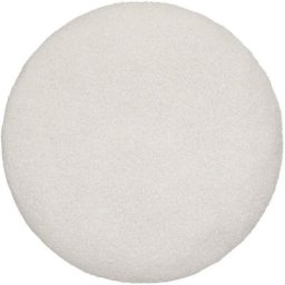 Coussin fourrure Subli bouclet D40cm Atmosphera créateur d'intérieur - Ivoire
