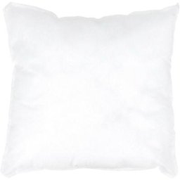 Coussin c Malin à recouvrir Fibres polyester 20x20 cm - Blanc