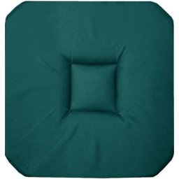 1001kdo Hygiene&beaute - Galette de chaises 36 x 36 cm panama emeraude