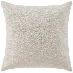Housse de coussin bouclette Ecru 45 x 45 cm - Ecru