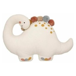 Atmosphera - Coussin Déco Enfant Dinosaure 40cm Ivoire