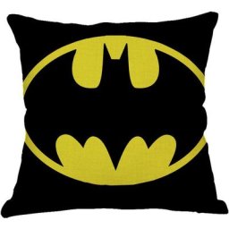 4pcs Chanvre de coton Home Spiderman Coussin décoratif avec Rembourrage et Fermeture éclair,