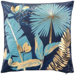 Housse de Coussin 40 x 40 cm Feuilles de prusseor