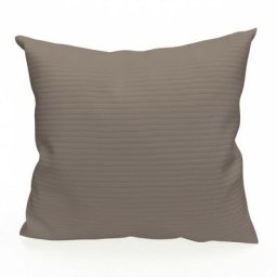 Leo Housse de Coussin, Microfibre, Ecru, par Soleil d'ocre - 60 x 60 cm - Taupe