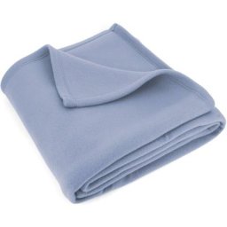 Couverture polaire isba traité non-feu 220x240 cm - Bleu Myosotis