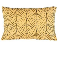 Ostaria - Housse de coussin 50x30 cm Coquillage - Jaune