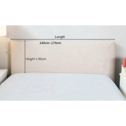 Housse de tte de lit lastique pour tte de lit -150 cm-pour tte de lit 140-170 cm chameau)