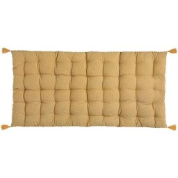 Atmosphera - Matelas de sol imprimé - 120 x 60 x 8 cm - Otto - Jaune - Livraison gratuite - Jaune