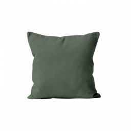 Soleil D'ocre - Housse de coussin 40x40 cm alix vert, par Vert