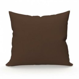 Taie d'oreiller 63X63 cm ZZZ chocolat - Marron