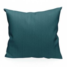 Soleil D'ocre - Housse de coussin en velours 60x60 cm velvet bleu canard, par Bleu