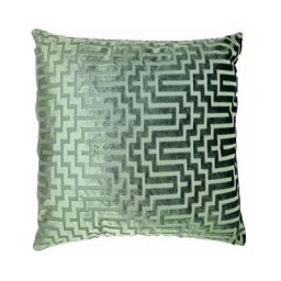 Rideaudiscount - Housse de Coussin 40 x 40 cm Déhoussable en Jacquard et Velours Ras Estampillé