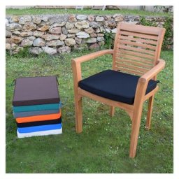 Coussin Noir pour fauteuils fixes - Noir