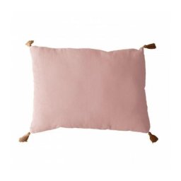 Enjoy Home - Coussin à pompoms 50 x 70 cm - 50x70cm - Rose clair