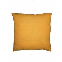 Soleil D'ocre - Adele Housse de Coussin, Coton, Jaune, par 40 x 40 cm - Jaune