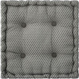 Homemaison - Coussin de sol au style géométrique Gris 40 x 40 x 8 cm - Gris