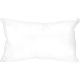Coussin C Malin à recouvrir Fibres polyester 50x30 cm - Blanc