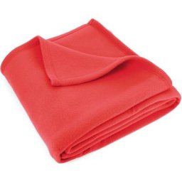 Couverture polaire isba traité non-feu 220x240 cm - Rouge Fraise