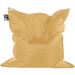 Grand coussin uni Maxi Ocre - Ocre
