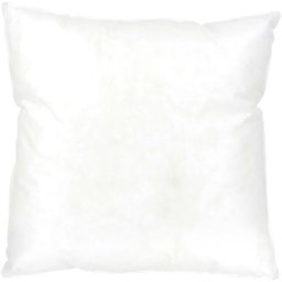 Coussin c Malin à recouvrir Fibres polyester 60x60 cm - Blanc