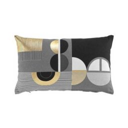 Paris Prix - Coussin Déco Imprimé Sixties 30x50cm Multicolore