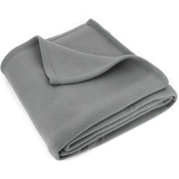Couverture polaire isba traité non-feu 220x240 cm - Gris Acier