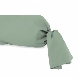 Soleil D'ocre - Taie de traversin, Coton 57 Fils, Vert, par 45 x 185 cm - Vert