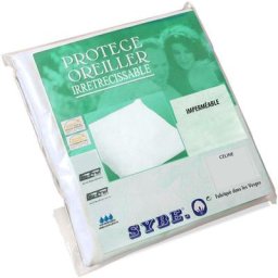 Housse de protection d'oreiller imperméable 60x60 cm Céline Blanc - Blanc