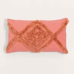 Sklum - Coussin Rectangulaire en Coton (30x50 cm) Takker Style Terracota - Terracota