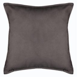 Atmosphera - Coussin gris foncé Lilou 45X45 créateur d'intérieur - Gris foncé