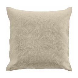 Paris Prix - Housse de Coussin Romane 60x60cm Naturel
