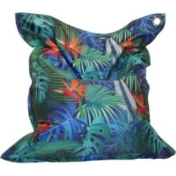 Maxi coussin imprimé intérieur extérieur 110 x 130 cm Paradis - Imprimé