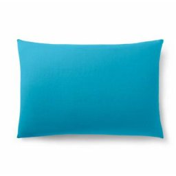Taie d'oreiller Turquoise 50 x 70 cm / 100% Coton / 57 fils/cm² - Bleu