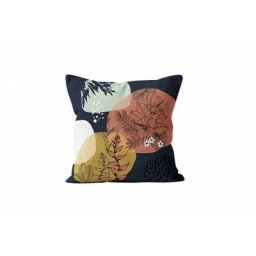 Soleil D'ocre - Housse de coussin en velours 40x40 cm velvet A02, par Anthracite
