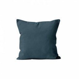 Soleil D'ocre - Alix Housse de Coussin Polyester, Bleu, par 40 x 40 cm - Bleu
