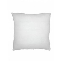Soleil D'ocre - Adele Housse de Coussin, Coton, Blanc, par 60 x 60 cm - Blanc