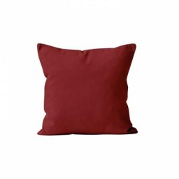 Soleil D'ocre - Alix Housse de Coussin Polyester, Rouge, par 40 x 40 cm - Rouge