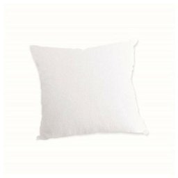 Soleil D'ocre - Bouclette Protège taie d'oreiller, Blanc, par 65 x 65 cm - Blanc