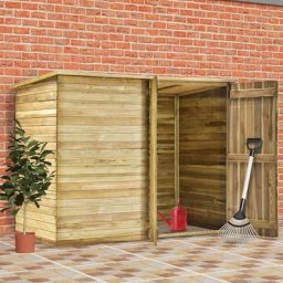SalesHot® vidaXL Abri de jardin 232x110x170 cm - Abri Stockage extérieur Grand espace Bois de pin
