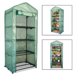 Serre de jardin balcon terrasse serre pour tomates acier pvc imperméable anti-UV transparent