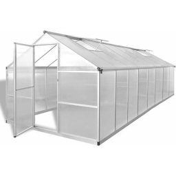 Serre Aluminium 481x250x195 cm 23,44 m³ Vidaxl n/a