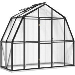 Serre avec cadre de base anthracite 3,3 m² aluminium vidaXL - N/A
