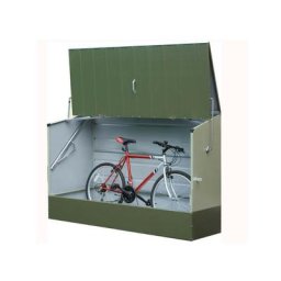 Abri à vélos en métal 1750L vert + kit d'ancrage - Bicycle Store - Trimetals