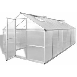 Serre Aluminium renforcé 10,53 m² Vidaxl n/a