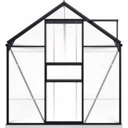 Serre avec cadre de base Anthracite Aluminium 9,31 m² Vidaxl n/a