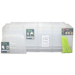 Lot de 3 tunnels Modul'o 40 (105x39x30cm) + 1 jeu de 2 embouts + 1 lot de 10 piquets de tunnel