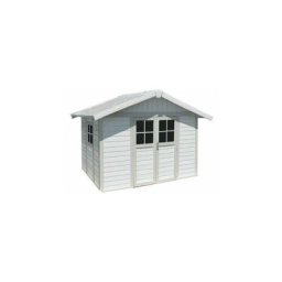 Abri de Jardin Résine deco 7 white Grosfillex Azzurro