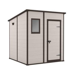 Keter Abri de Jardin Résine MANOR Pent 6x6 Beige