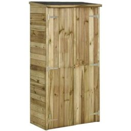 Abri de jardin à outils Cabane de jardin - Pin 85 x 48 x 177 cm BV729222 Bonnevie Brun