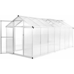 Serre Aluminium 421x190x195 cm 15,6 m³ Vidaxl n/a